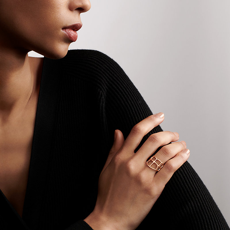 Niloticus Ombre ring, medium model | Hermès Belgium